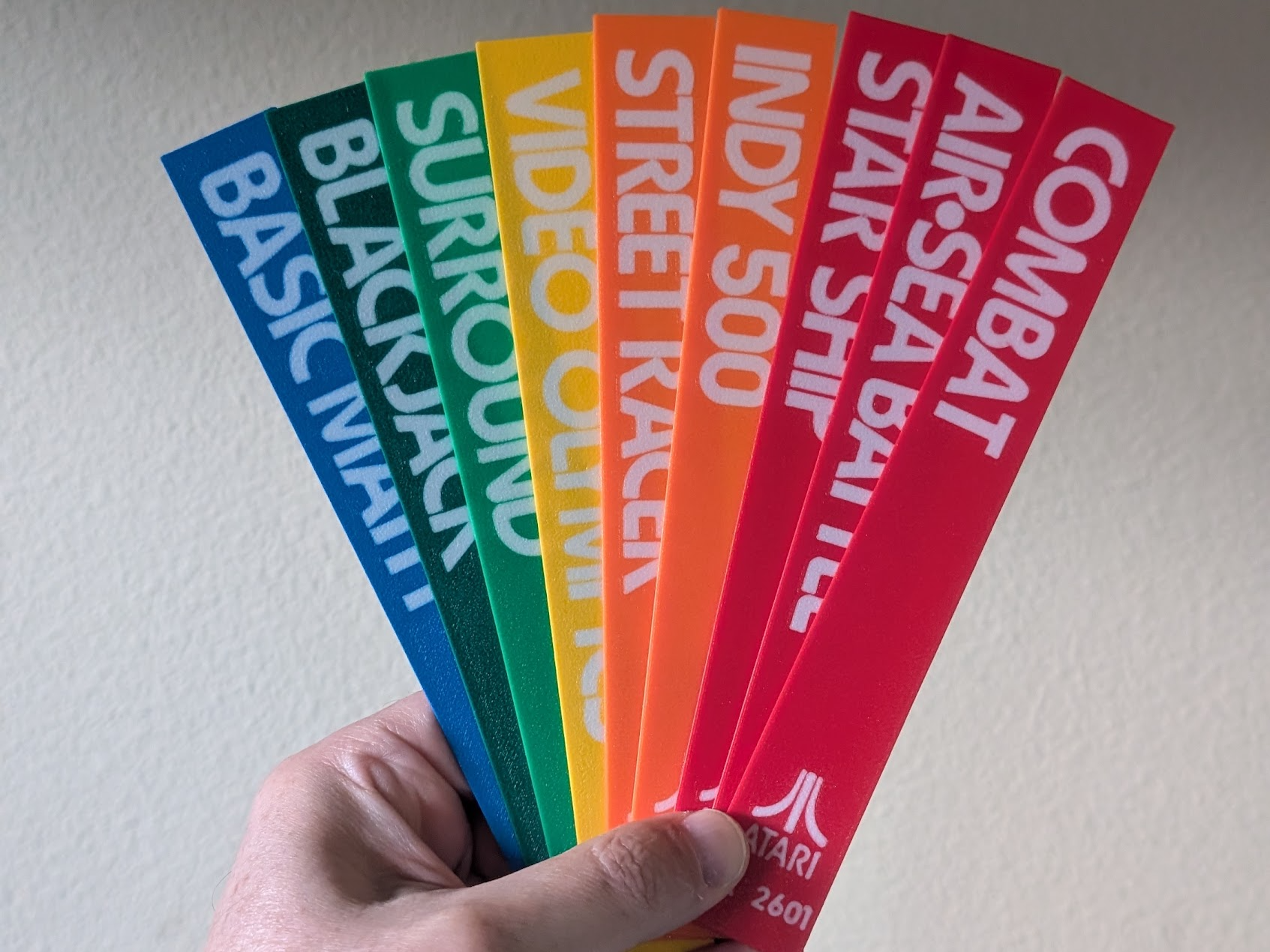 Atari 2600 Bookmarks Set 1 - Set of 9